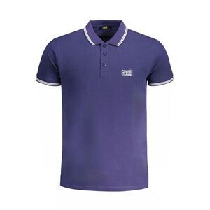 Cavalli Class Blue Cotton Men Polo Men's Shirt